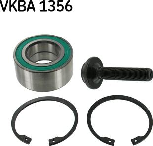 SKF VKBA 1356 - Wheel hub, bearing Kit autospares.lv