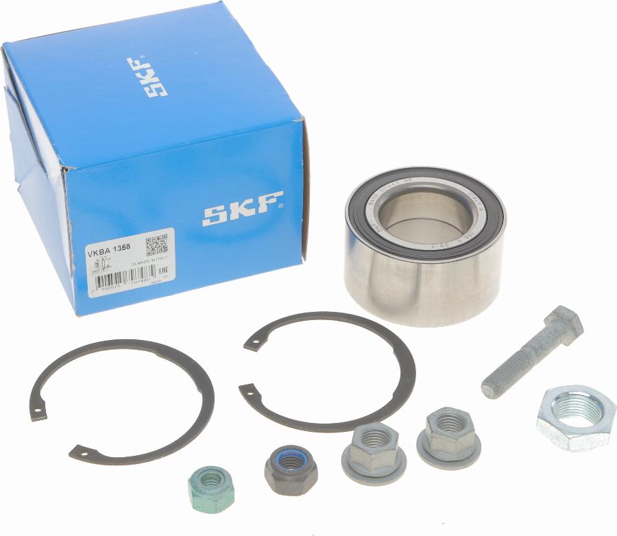 SKF VKBA 1358 - Wheel hub, bearing Kit autospares.lv