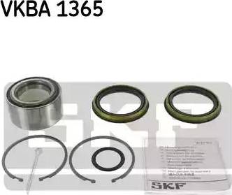 SKF VKBA 1365 - Wheel hub, bearing Kit autospares.lv