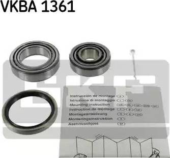 SKF VKBA 1361 - Wheel hub, bearing Kit autospares.lv