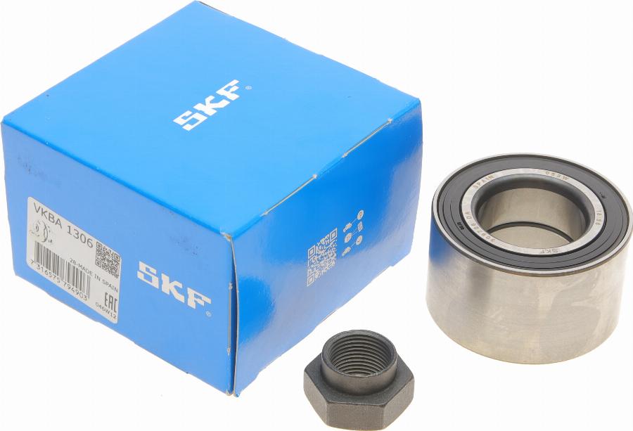 SKF VKBA 1306 - Wheel hub, bearing Kit autospares.lv