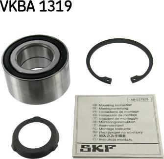 SKF VKBA 1319 - Wheel hub, bearing Kit autospares.lv