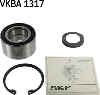 SKF VKBA 1317 - Wheel hub, bearing Kit autospares.lv