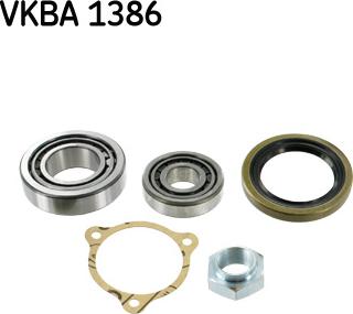 SKF VKBA 1386 - Wheel hub, bearing Kit autospares.lv