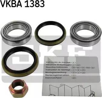 SKF VKBA 1383 - Wheel hub, bearing Kit autospares.lv