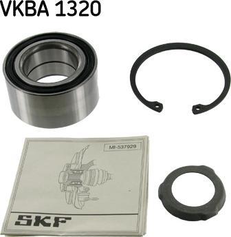 SKF VKBA 1320 - Wheel hub, bearing Kit autospares.lv