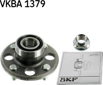 SKF VKBA 1379 - Wheel hub, bearing Kit autospares.lv