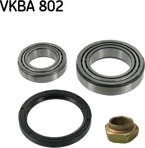 SKF VKBA 802 - Wheel hub, bearing Kit autospares.lv