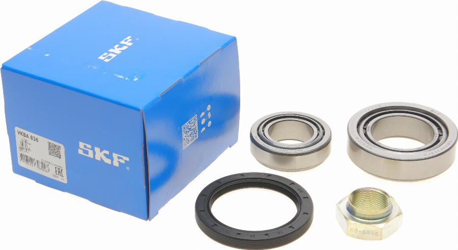 SKF VKBA 836 - Wheel hub, bearing Kit autospares.lv