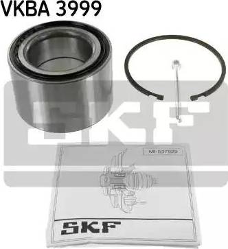 SKF VKBA 3999 - Wheel hub, bearing Kit autospares.lv