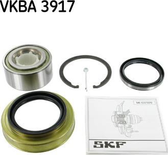 SKF VKBA 3917 - Wheel hub, bearing Kit autospares.lv