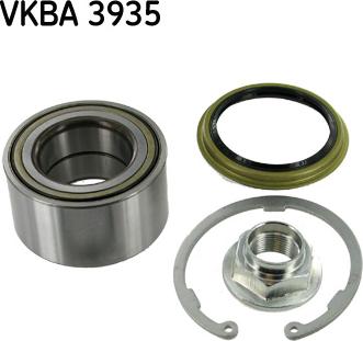 SKF VKBA 3935 - Wheel hub, bearing Kit autospares.lv