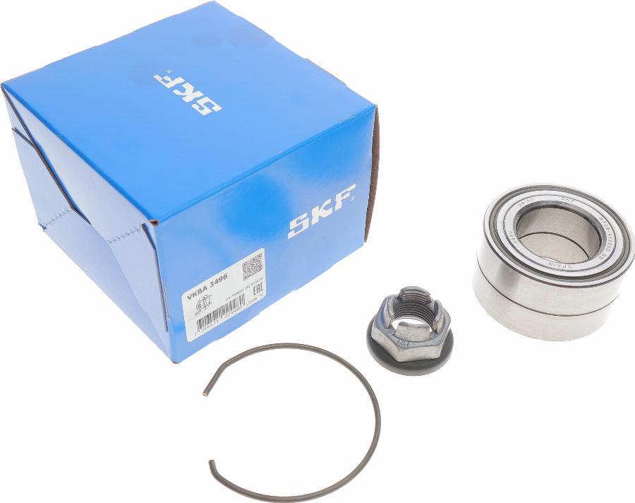 SKF VKBA 3496 - Wheel hub, bearing Kit autospares.lv