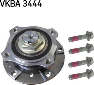 SKF VKBA 3444 - Wheel hub, bearing Kit autospares.lv