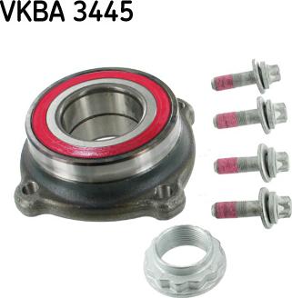 SKF VKBA 3445 - Wheel hub, bearing Kit autospares.lv