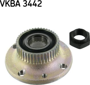 SKF VKBA 3442 - Wheel hub, bearing Kit autospares.lv