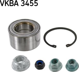 SKF VKBA 3455 - Wheel hub, bearing Kit autospares.lv