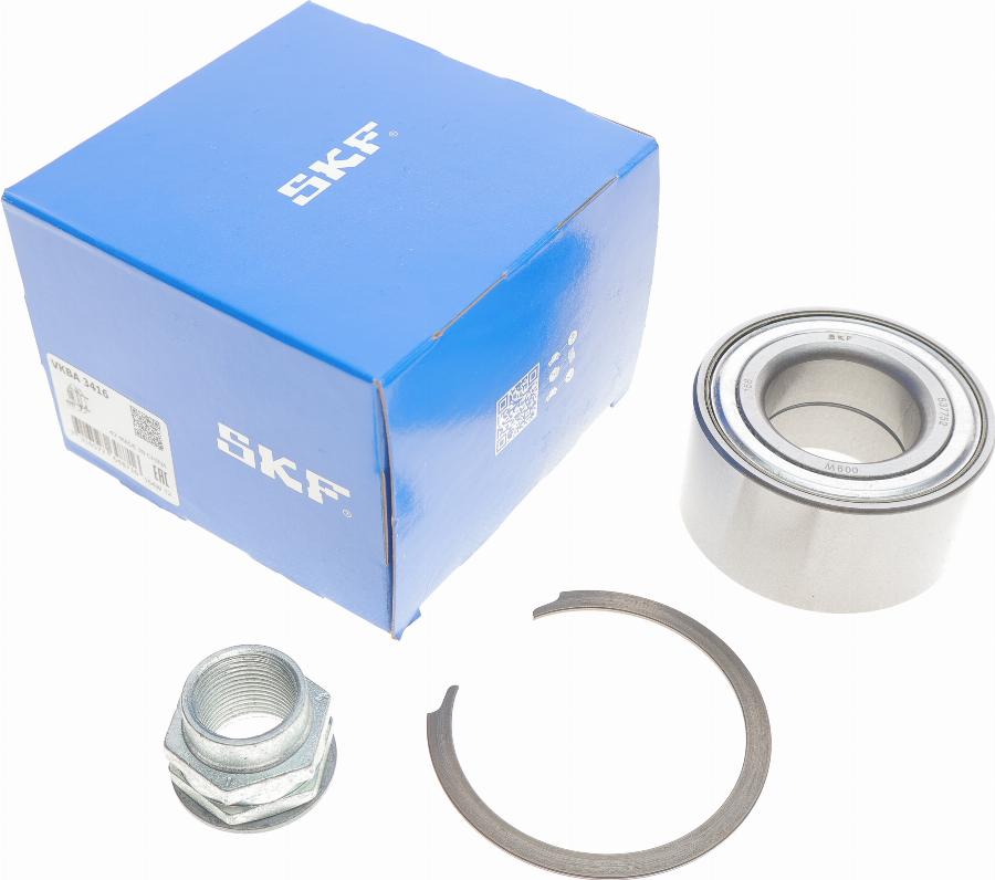 SKF VKBA 3416 - Wheel hub, bearing Kit autospares.lv