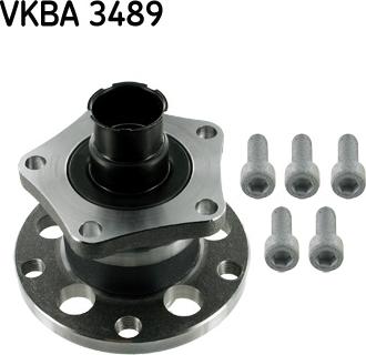 SKF VKBA 3489 - Wheel hub, bearing Kit autospares.lv