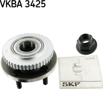 SKF VKBA 3425 - Wheel hub, bearing Kit autospares.lv