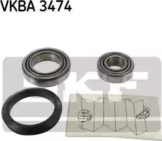 SKF VKBA 3474 - Wheel hub, bearing Kit autospares.lv