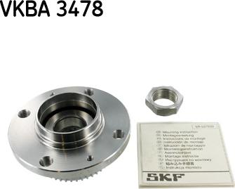 SKF VKBA 3478 - Wheel Hub autospares.lv