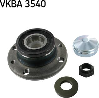 SKF VKBA 3540 - Wheel hub, bearing Kit autospares.lv