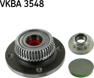 SKF VKBA 3548 - Wheel hub, bearing Kit autospares.lv