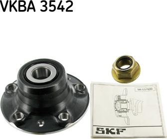 SKF VKBA 3542 - Wheel hub, bearing Kit autospares.lv