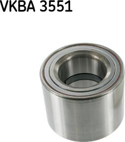 SKF VKBA 3551 - Wheel hub, bearing Kit autospares.lv
