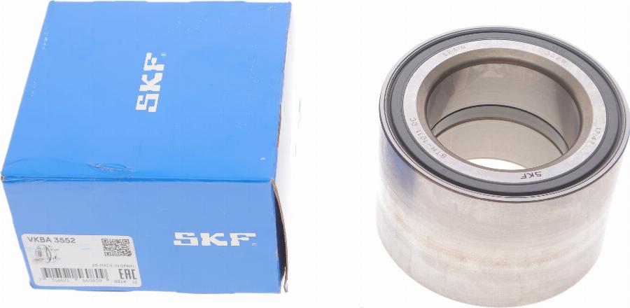 SKF VKBA 3552 - Wheel hub, bearing Kit autospares.lv