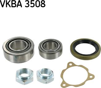 SKF VKBA 3508 - Wheel hub, bearing Kit autospares.lv