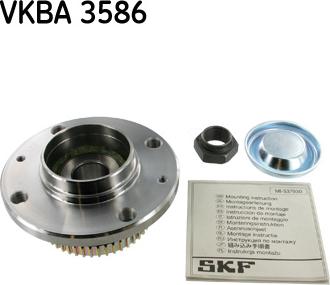 SKF VKBA 3586 - Wheel hub, bearing Kit autospares.lv