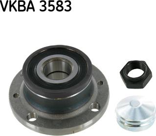 SKF VKBA 3583 - Wheel hub, bearing Kit autospares.lv