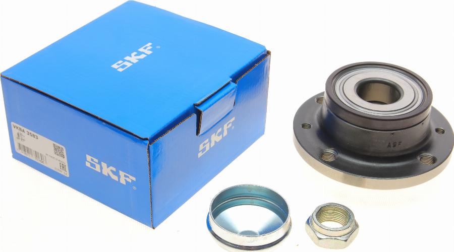 SKF VKBA 3583 - Wheel hub, bearing Kit autospares.lv