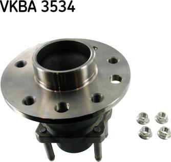 SKF VKBA 3534 - Wheel Hub autospares.lv