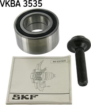 SKF VKBA 3535 - Wheel hub, bearing Kit autospares.lv