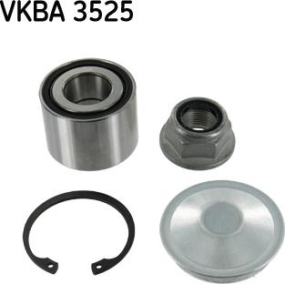 SKF VKBA 3525 - Wheel hub, bearing Kit autospares.lv