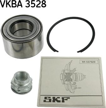SKF VKBA 3528 - Wheel hub, bearing Kit autospares.lv