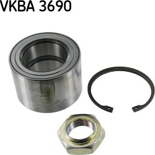 SKF VKBA 3690 - Wheel hub, bearing Kit autospares.lv