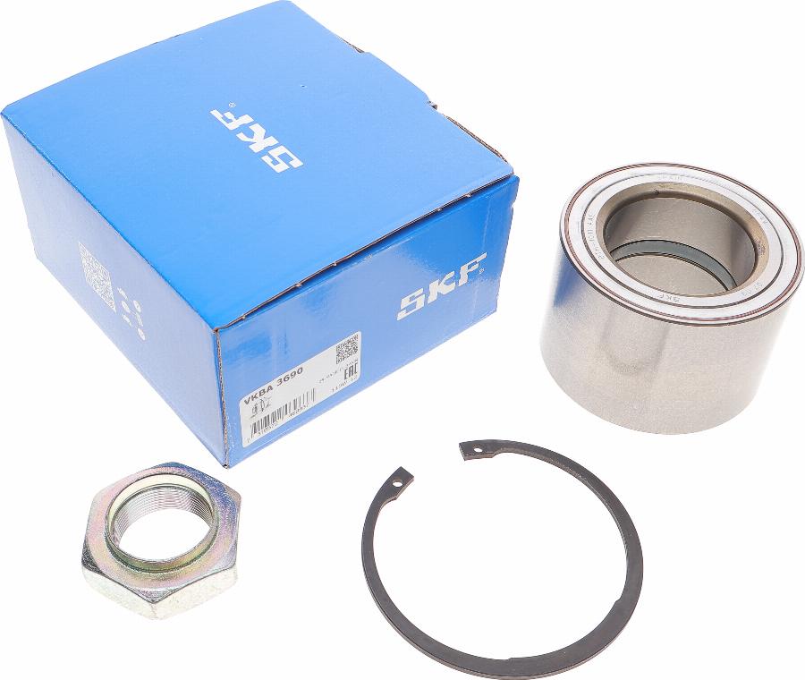 SKF VKBA 3690 - Wheel hub, bearing Kit autospares.lv