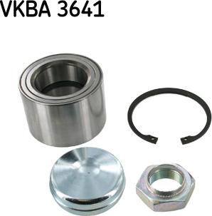SKF VKBA 3641 - Wheel hub, bearing Kit autospares.lv