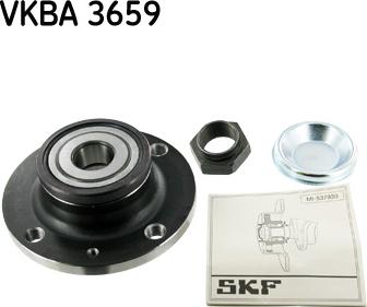SKF VKBA 3659 - Wheel hub, bearing Kit autospares.lv
