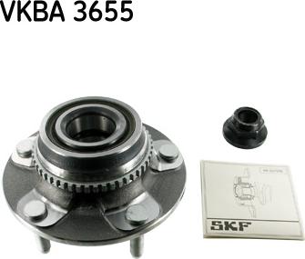 SKF VKBA 3655 - Wheel hub, bearing Kit autospares.lv