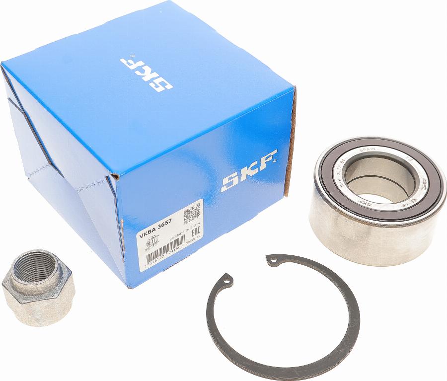 SKF VKBA 3657 - Wheel hub, bearing Kit autospares.lv