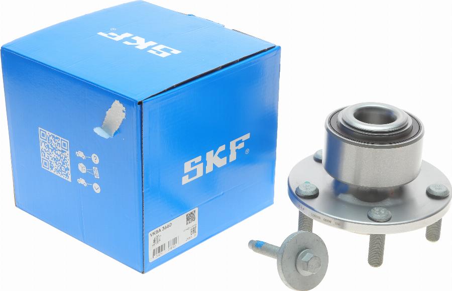 SKF VKBA 3660 - Wheel hub, bearing Kit autospares.lv