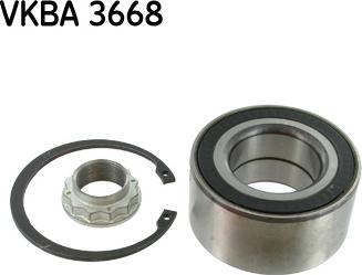 SKF VKBA 3668 - Wheel hub, bearing Kit autospares.lv