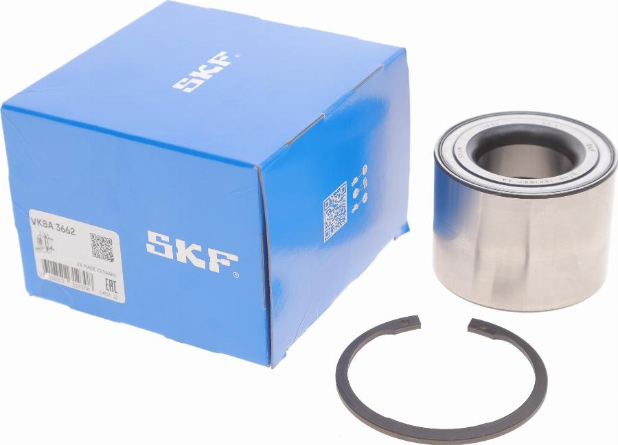 SKF VKBA 3662 - Wheel hub, bearing Kit autospares.lv