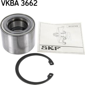 SKF VKBA 3662 - Wheel hub, bearing Kit autospares.lv