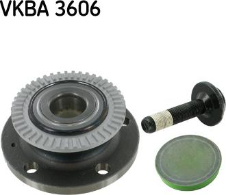 SKF VKBA 3606 - Wheel hub, bearing Kit autospares.lv